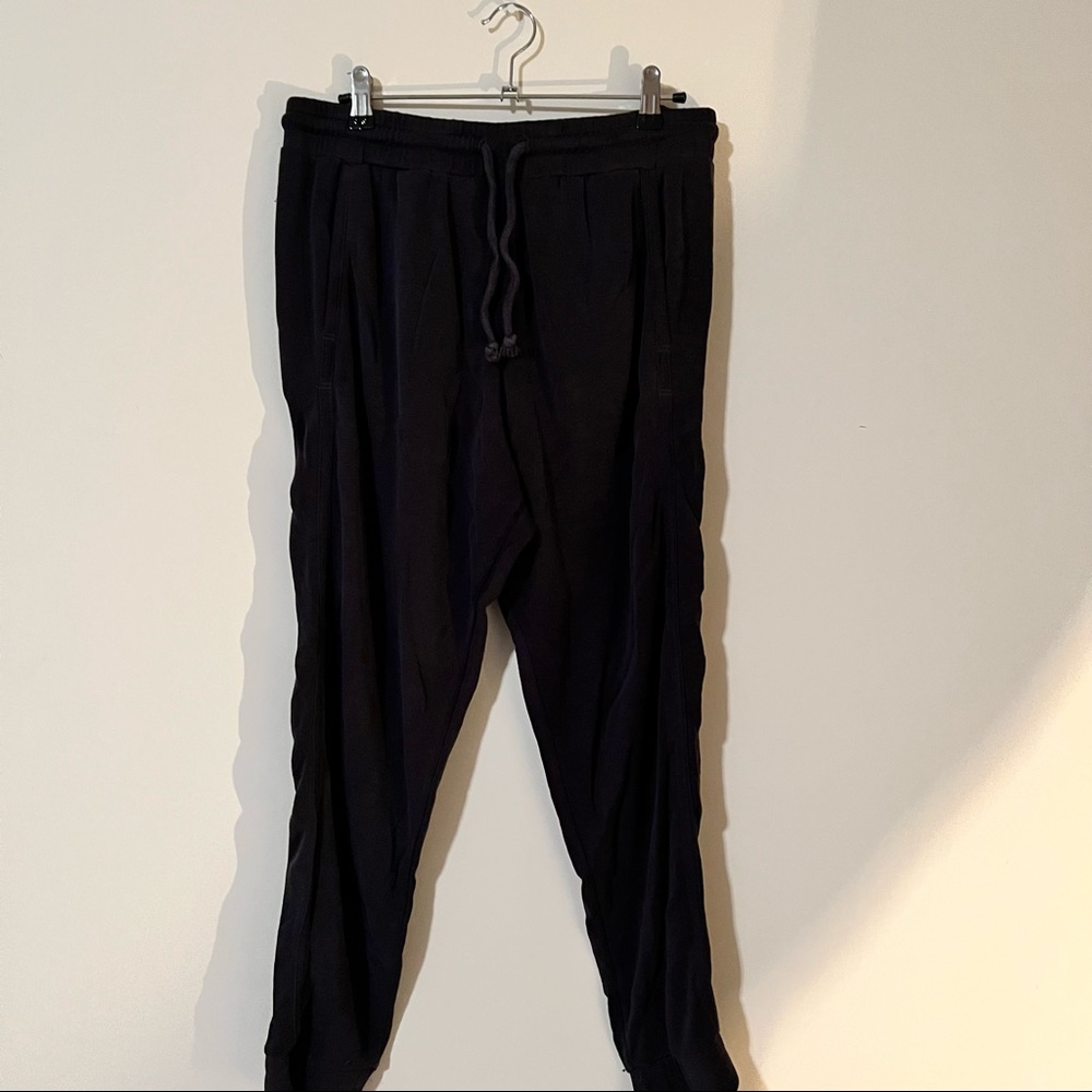 Free people movement charcoal black joggers